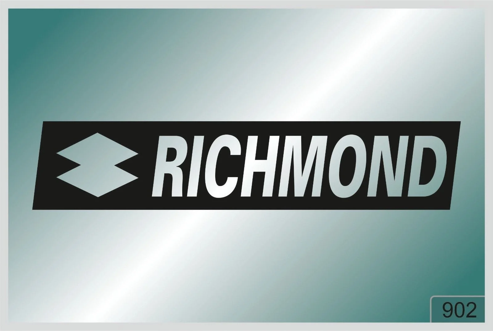 

For RICHMOND -2 pcs. stickers HIGH QUALITY DECALS different colors 902