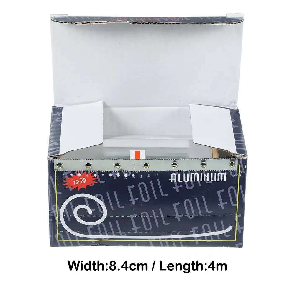 New Disposable Salon Aluminum Foil Silver 8.4CMx4M Hair Foils Roll Hair Highlighting Tool