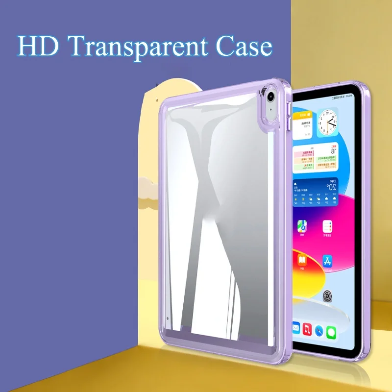 

Luxury Transparent Bumper Case for Ipad Air 5 2 3 4 1 10th mini 6 10.2 9th 8th 7th 9.7 Pro 11 Shockproof Airbag Protective Cover