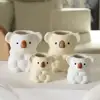 Cartoon Koala Flower Vases Resin Flower Plant Pots Bonsai Ceramic Succulent Planter Pots Ornament Garden Decoration Flowerpots 3