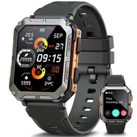 Smart Watch C20 PRO 1.83 Inch Men Music BT Call Outdoor Sports Fitness Tracker Heart Rate Blood Pressure Smartwatch