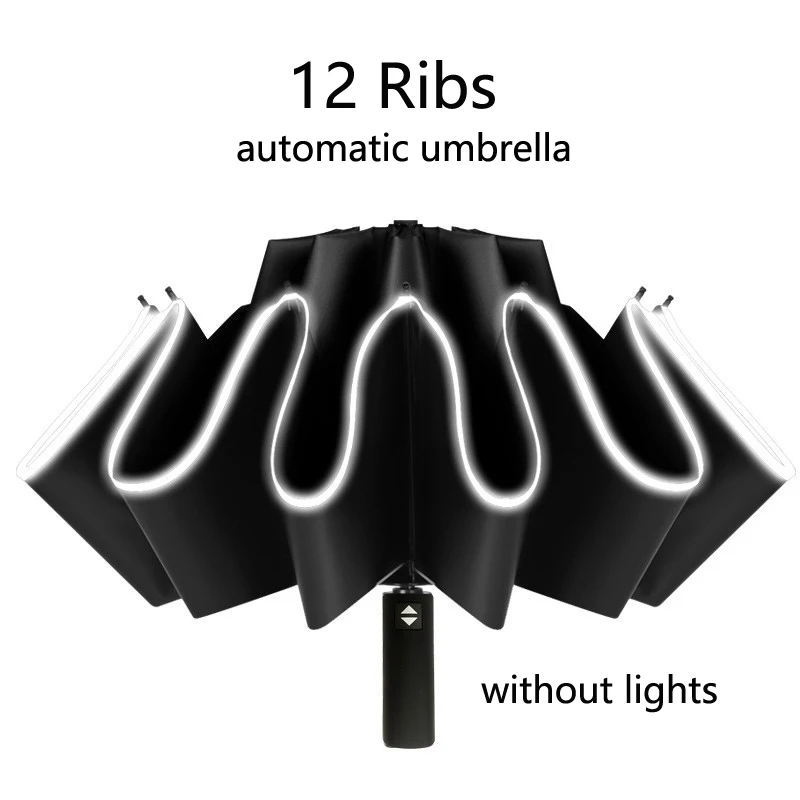 12 Ribs-No LED-Black