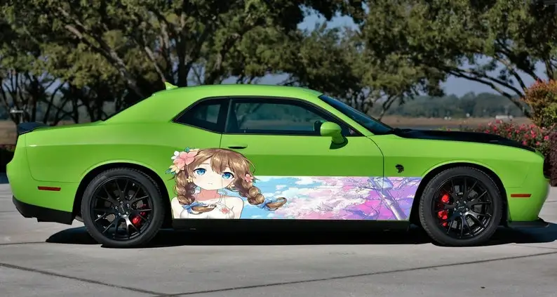 

Anime Car Wrap Side, Anime Stickers, Manga Theme Side Car Wrap, One Piece Car Decal, Anime Car Vinyl Decal, One part mirrored