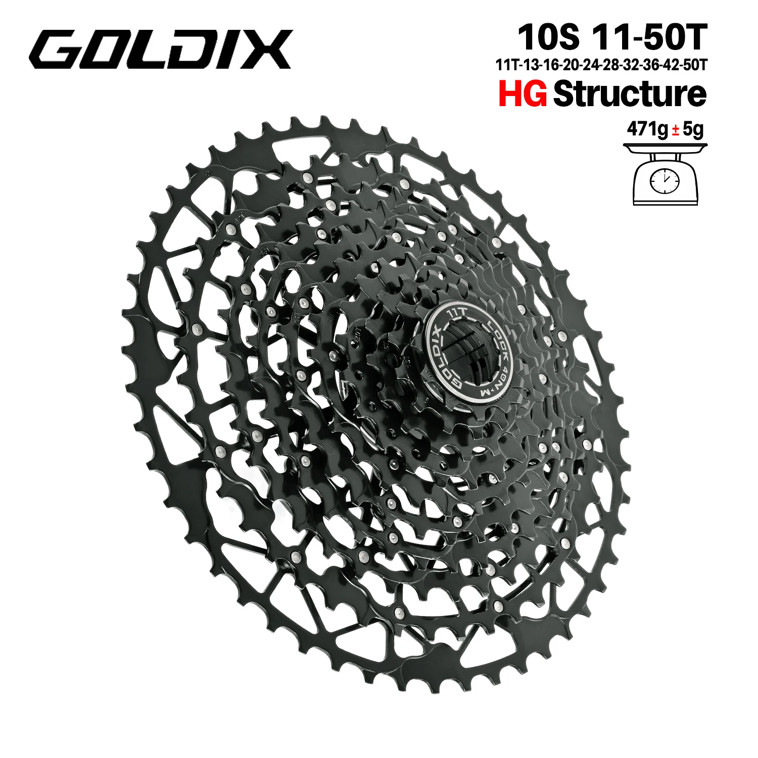 GOLDIX HG 12-speed Cassette Carbon Steel 9-speed 10-speed 11-speed