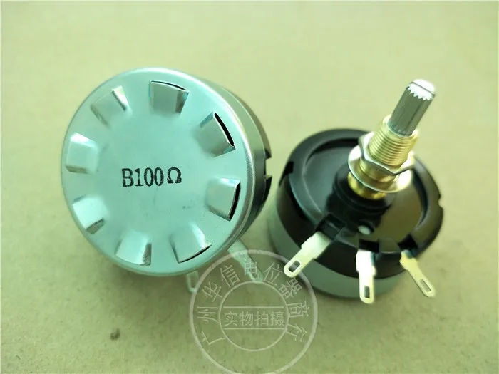 Potenziometro A Filo Avvolto Pw4010W 100 Euro Prodotto A Taiwan Potenziometro A Filamento 300B, Lunghezza Della Maniglia 30Mm Fiore