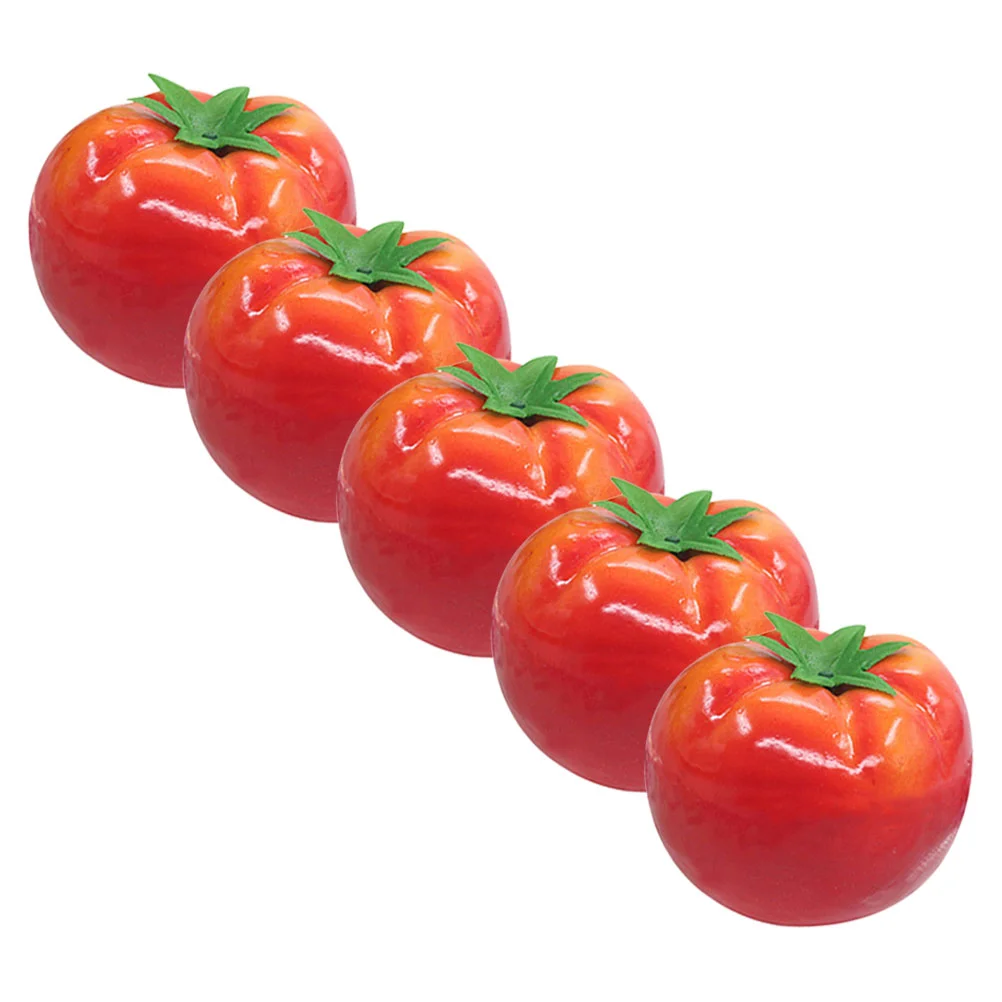 Simulated Tomato Models Artificial Lifelike Tomato Models Fake Figurines Showcase Props