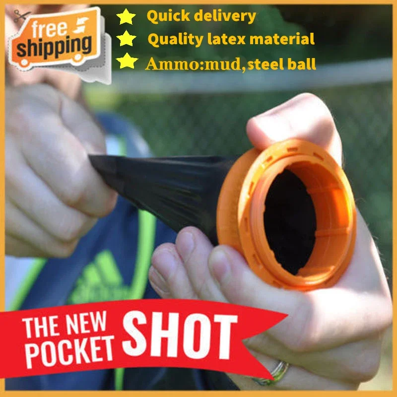 

Aluminium Alloy Sling Catapult Self defense GEAR Powerful Hunting Slingshot Pocket Cup Slingshot Arrow Cap Target Shooting Ammo