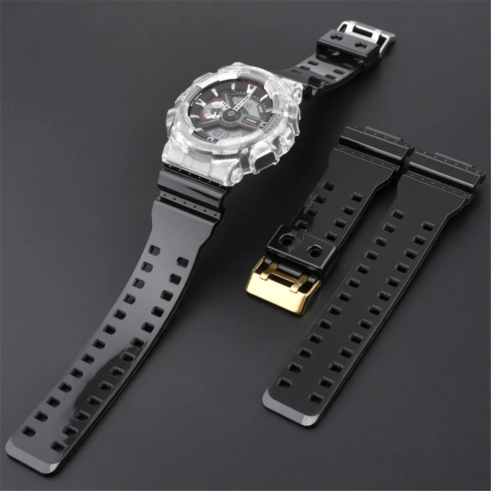 Cinturino In Resina Per Casio G-Shock Ga-100/110/120/150/200/300 Ga-700 Gd-100/110/120 G-8900 16Mm Cinturino Per Cinturino A Sgancio Rapido