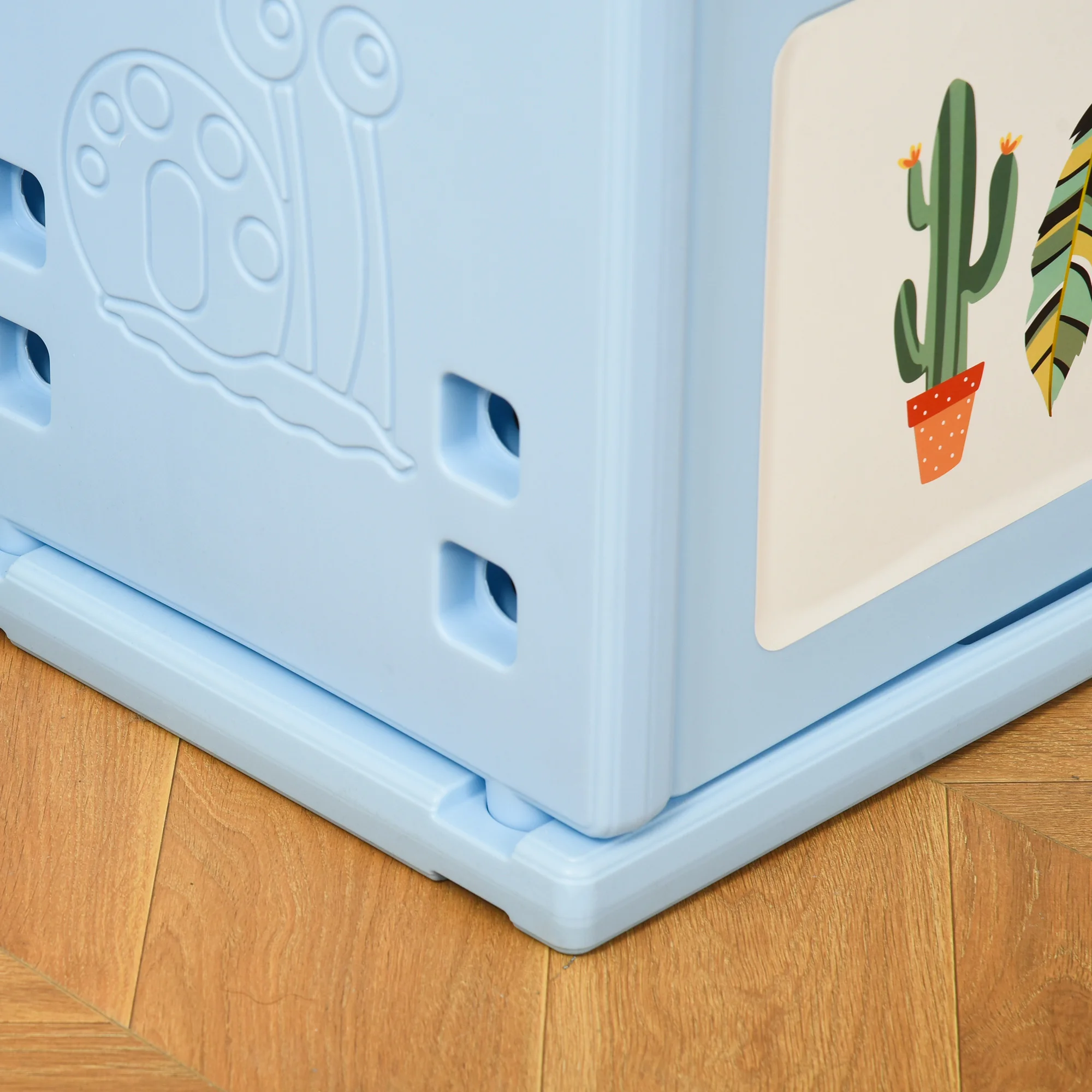 Kids Storage Organizer Shelf with Bins and Cabinets