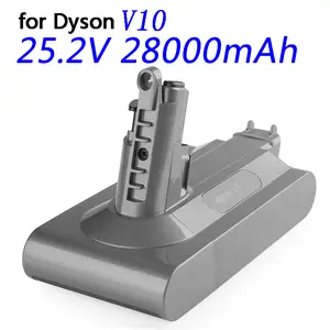 Batterie pour Dyson V10 SV12,pour Dyson Cyclone Batterie de Remplacement  25.2V V10 Animal V10 Absolute V10 Fluffy V10 Motörhead V10 Total Clean Dyson  Aspirateur, 6000mAh 88.2Wh - AliExpress