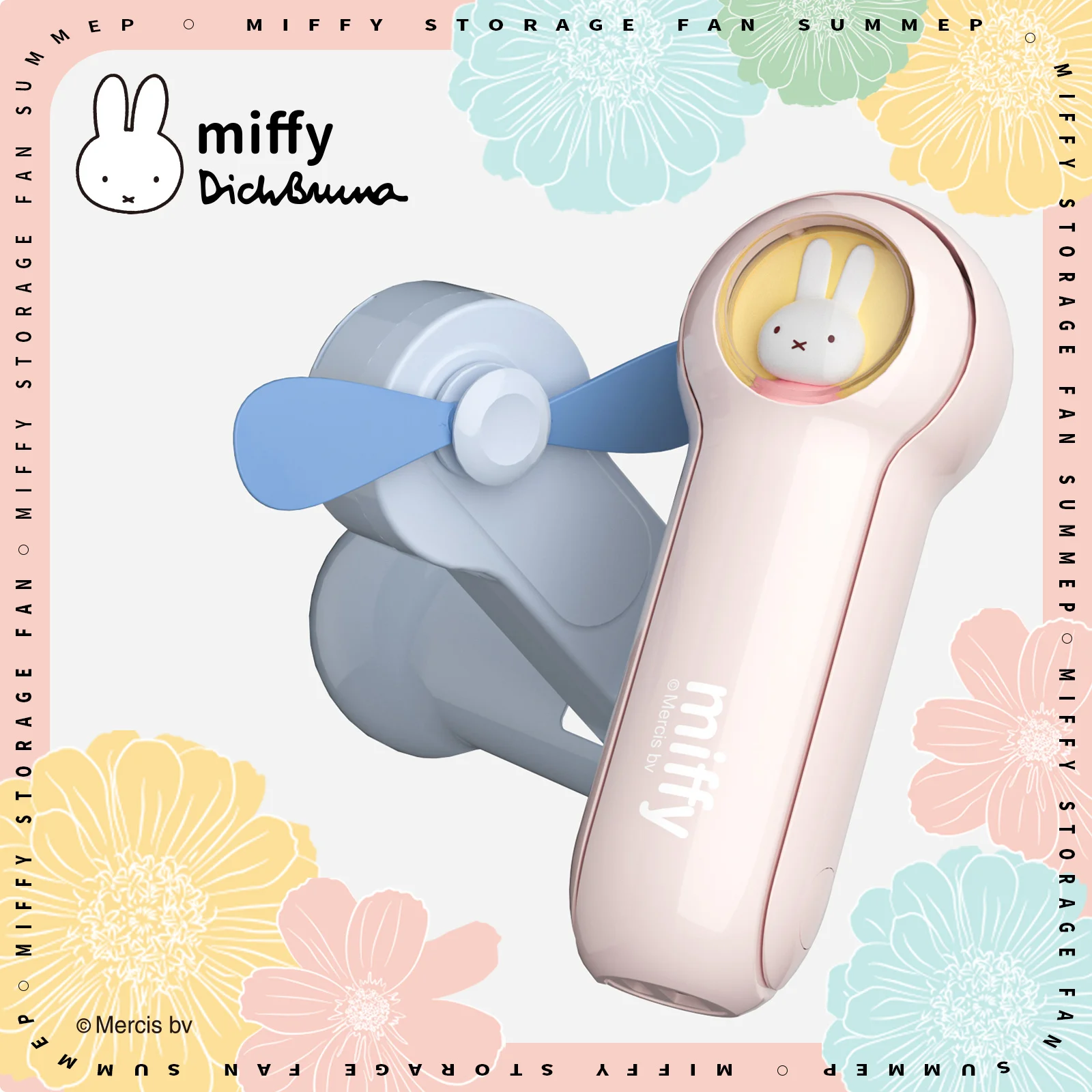 MIPOW Mini Silent Small Fan Folding Portable Usb Electric Desk Multi Function Household Portable Charging Multifunctional Power