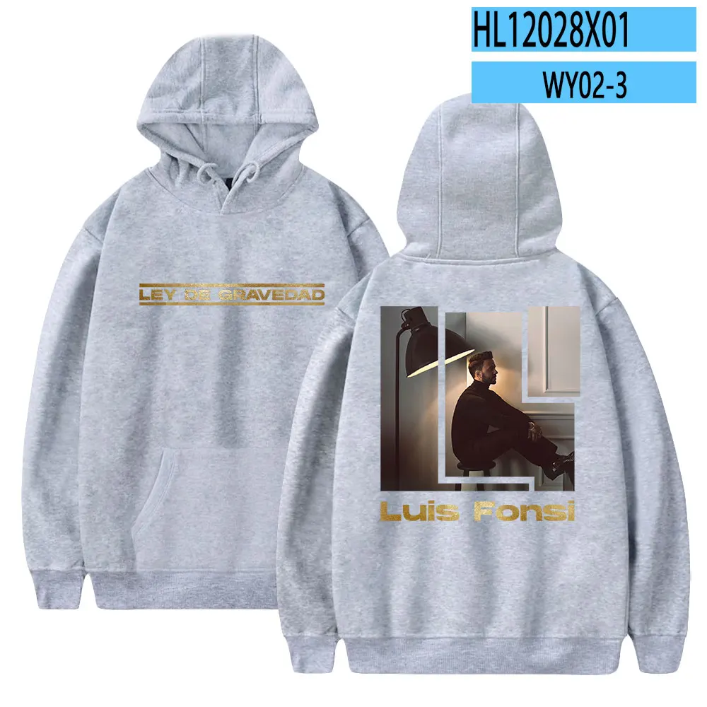 thumbnail image 1 of Sudadera con capucha de Luis Fonsi Merch Sudadera con capucha para hombre y mujer Nuevo álbum Estilo callejero Moda Cantante Sudadera con capucha de manga larga, 1 of 5