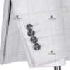 Cenne Des Graoom 2023 Elegant Plaid Suits for Men Tailor-Made Slim Fit Jacket Vest Pants 3 Pcs Set Groom Business Office Meeting 4