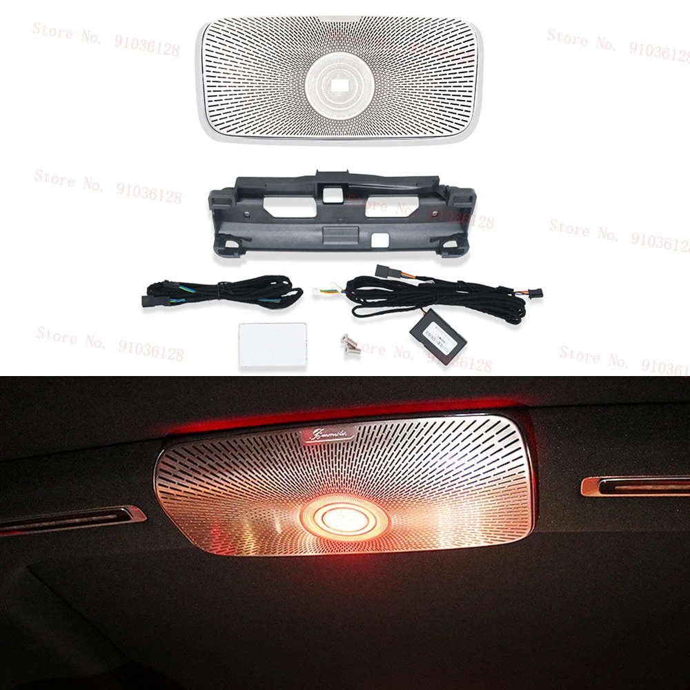

64 Colour LED Car Roof Illuminated Speaker For Mercedes Benz S-Class W223 S450L S500L HiFi Music Stereo Horn Ambient Light Refit