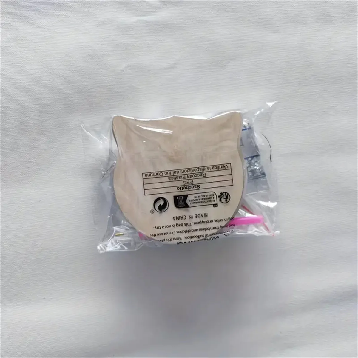 KittyNook Cat Co. DIY Cat Sparkle Mosaic Drink Coasters (6‑Pack), sealed in clear plastic on a white surface.