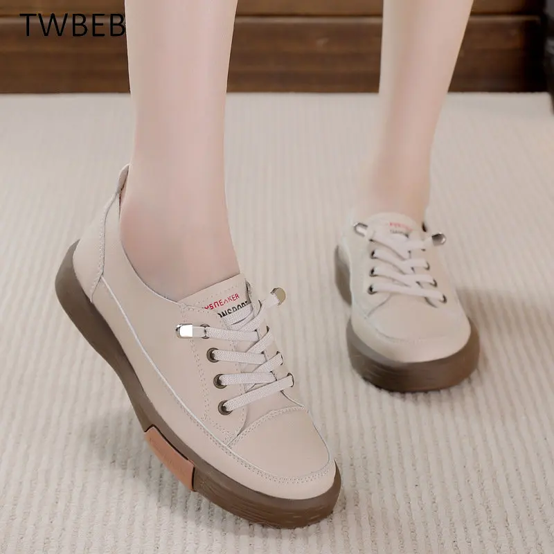 

Весенняя Студенческая Корейская версия, женские низкие кроссовки на плоской подошве, повседневные женские нескользящие износостойкие кроссовки большого размера на плоской подошве