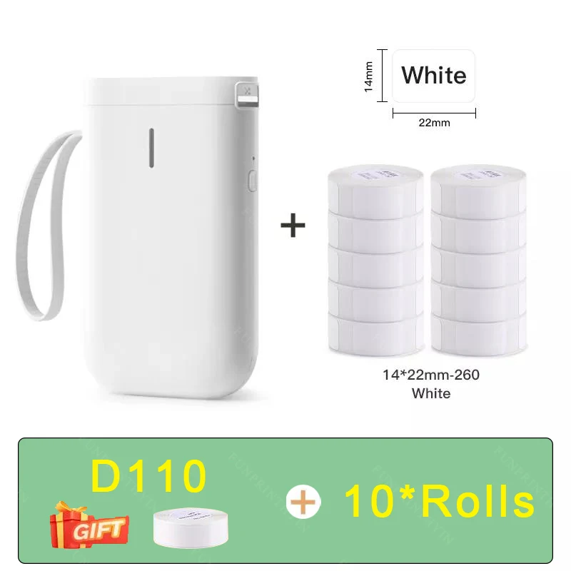 Stampante Per Etichette Portatile Niimbot D11 Mini Stampante Termica Per Etichette Bluetooth Macchina Per Etichette Senza Inchiostro Per Telefono Cell