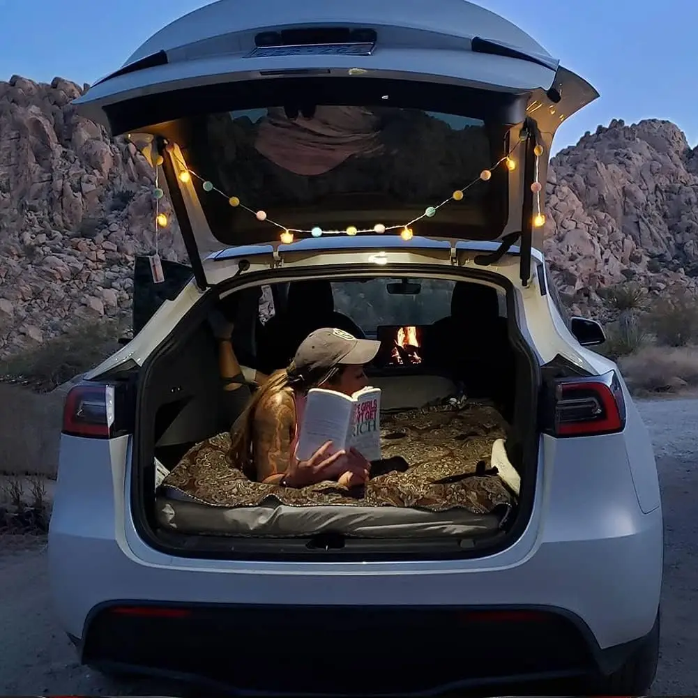 Inflatable Air Mattress For Tesla Model Y Model 3 Highland-2017 Self Inflating Sleeping Pad for Camping Memory Mattress