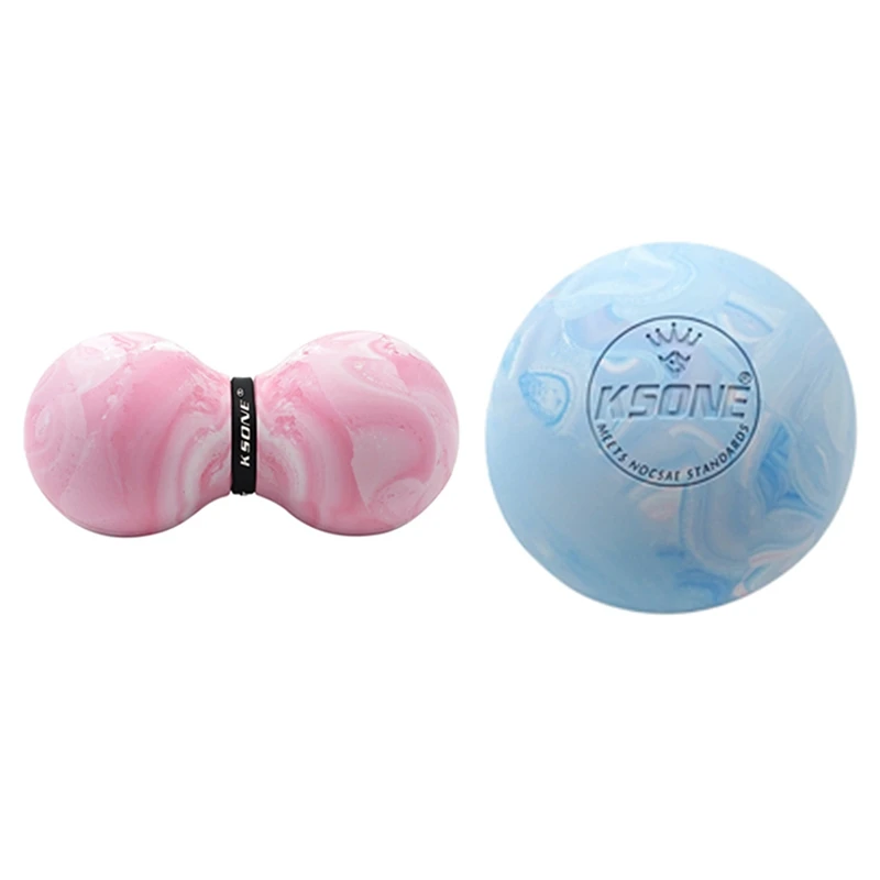 

NEW-KSONE Lacrosse Massage Ball-Portable Fitness Massage Ball 4 & Muscle Relief Massage Ball Peanut Shape Massage Ball 7