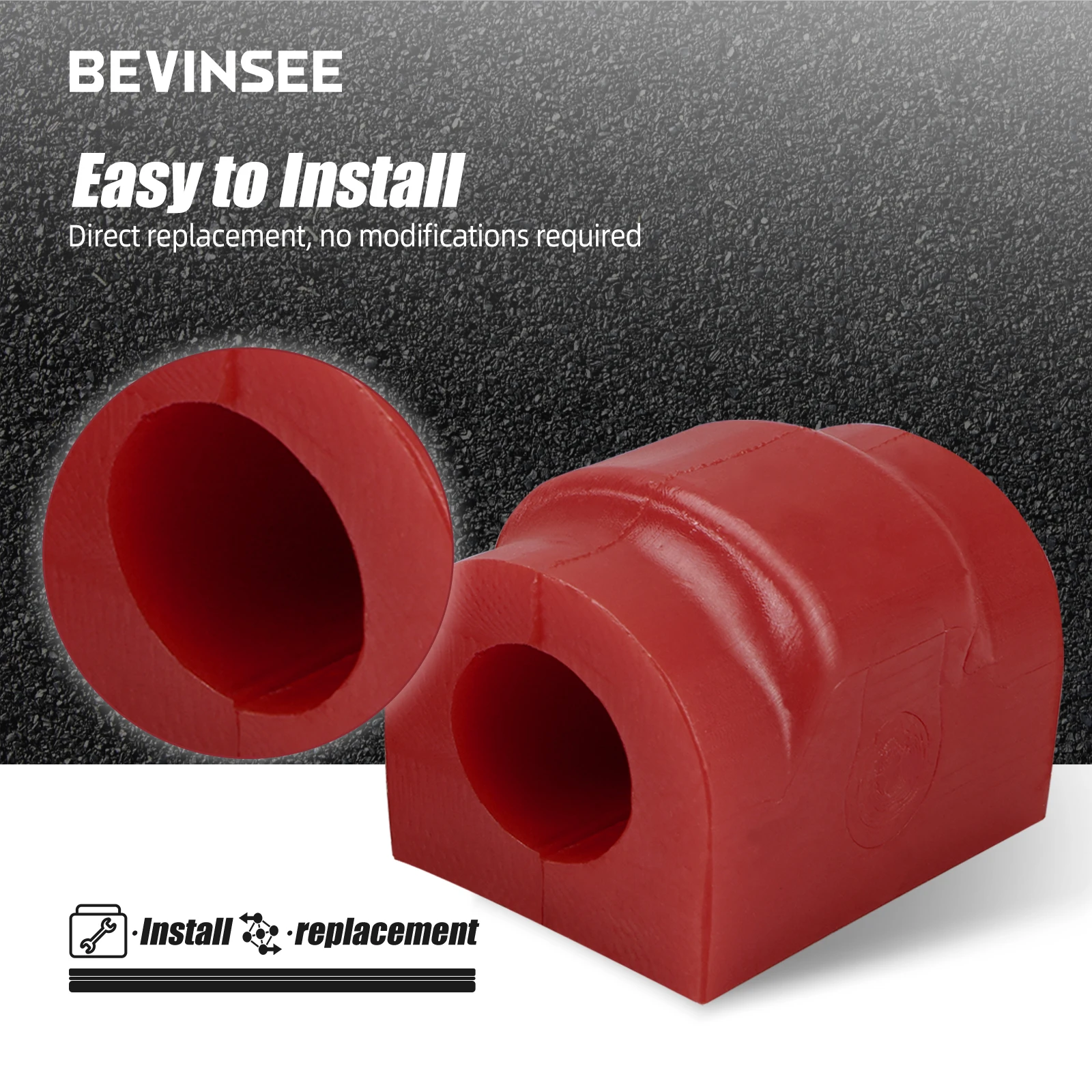 Rear Anti Roll Sway Bar Polyurethane Bushing 18mm for BMW E46 E36 Z4 E85/E86 Replace for 33551138104 front axle sway bar bushing