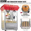 Commercial Popcorn Machine, 8 Oz Kettle, 850 W Countertop Popcorn Maker for 48 Cups per Batch, Theater Style Popper 3