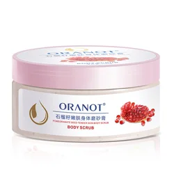 200g Pomegranate Seed Scrub Body Lotion Whole Body Exfoliating Bath Salt Body Care Free shipping