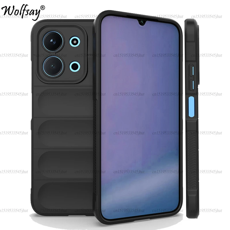 Shockproof Anti-Slip Silicone Phone Case - Soft Back Cover