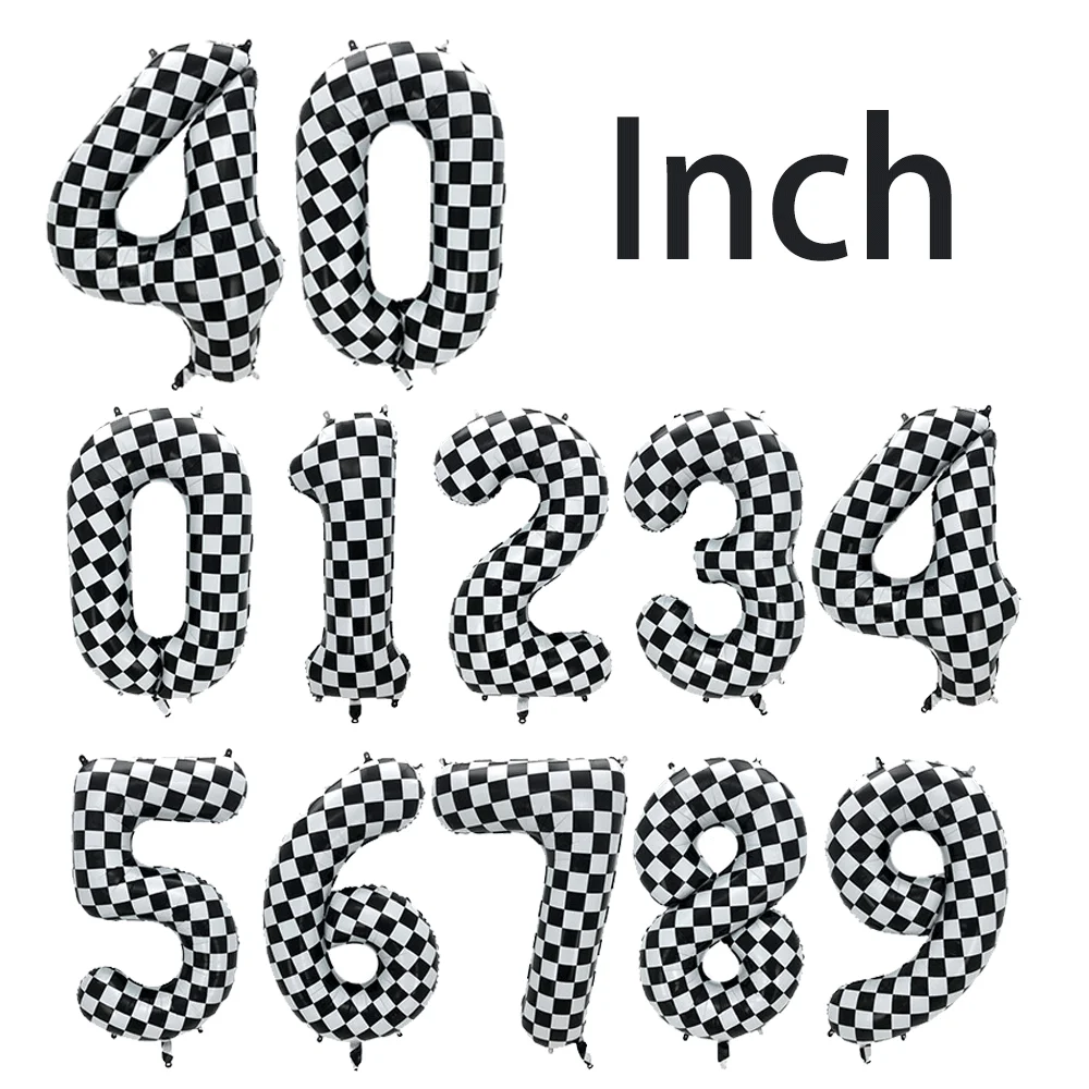 1pc 32/40inch Nummer Luftballons 0-9 Ziffer Folie Helium Ballon Baby party Kinder und Erwachsene Geburtstags feier Dekoration digitalen Ballon – Detail 12