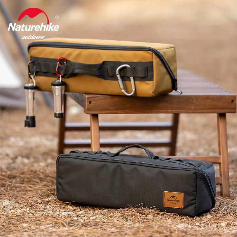 Naturehike Camping Storage Bag Multifunctional Outdoor Tool Storage Bag Collapsible Storage Box Hikng Travel Lamp Bag Meal Bag images - 6