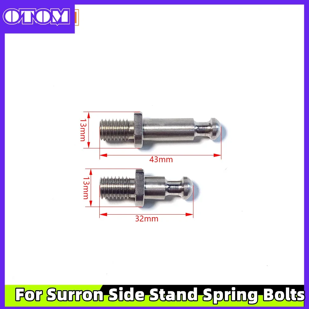 OTOM Motosiklet Yan Standı Yaylı Cıvata Braketi Orijinal vidalı pim Surron Işık Arı Elektrikli Off-road Kir Bisiklet Aksesuarları