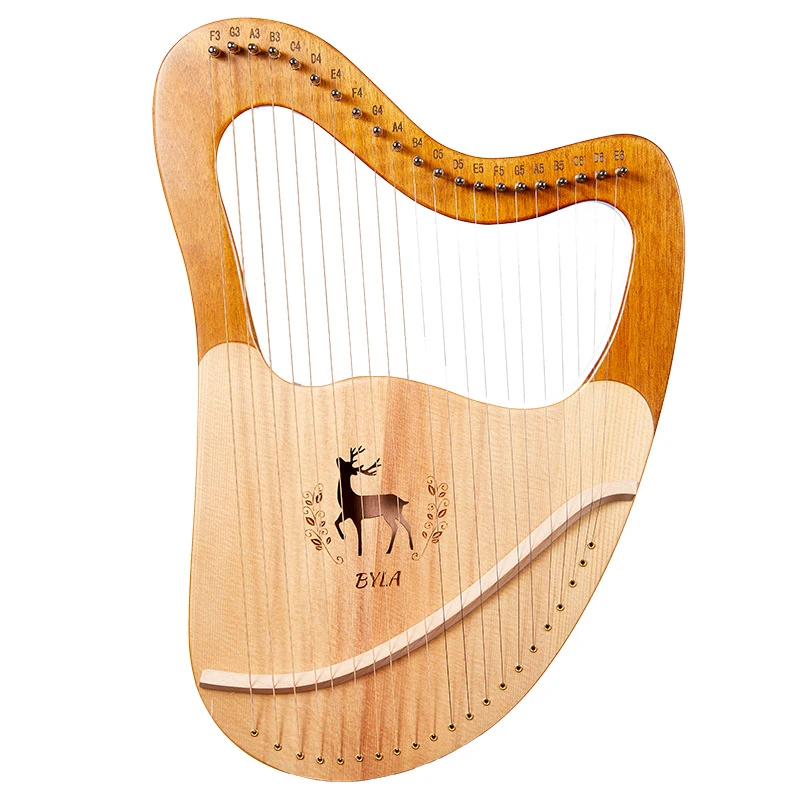 Ensemble lyre en bois massif pour débutants, harpe itude