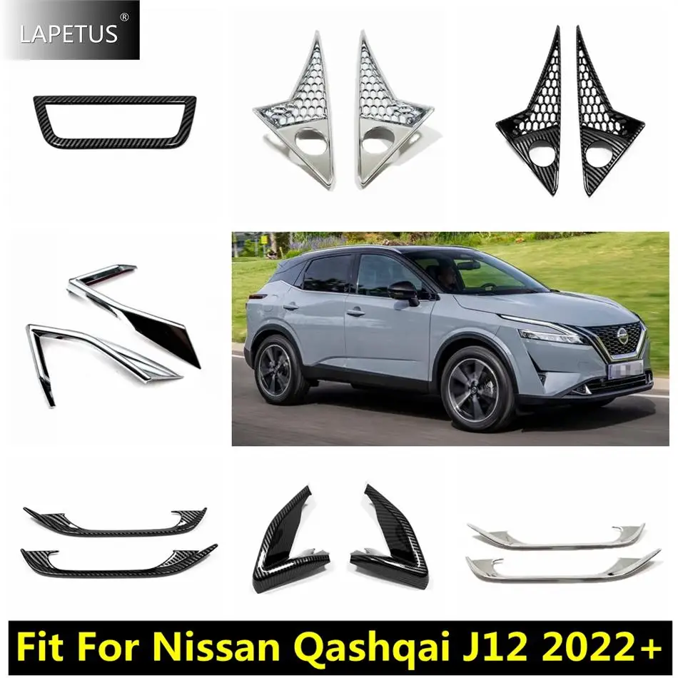 

Car Accessories Front Rear Fog Lamp Eyebrow / Brake Lights / Bumper Grille Strip Cover Trim Fit For Nissan Qashqai J12 2022 2023