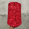 1 piece *50g Shiny Sequin 100% cotton yarn+6mm and 3mm sequins yarn for hand knitting paillette sparkling glistening Thread ZL49 4