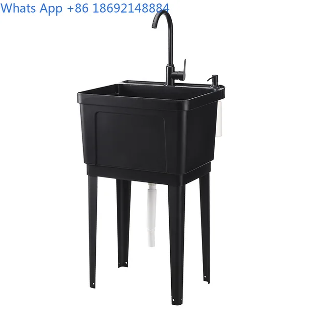 อ่างล้างผ้า อ่างล้างหน้า อ่างล้างจาน อเนกประสงค์ สำหรับใช้ในบ้าน ระเบียง หรือกลางแจ้ง แบบเรียบง่าย ผลิตจากพลาสติก 5