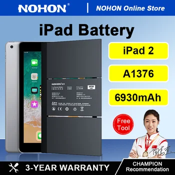 NOHON NEW Battery For iPad mini 2 ipad 2 A1376、A1395、A1396、A1397 High Quality Polymer Tablet Bateria High Capacity Replacement