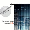 2pcs, spring summer Curtains New York City Landscape and Skyscraper Architecture Prints Yarn Curtains Polyester Easy Install 5