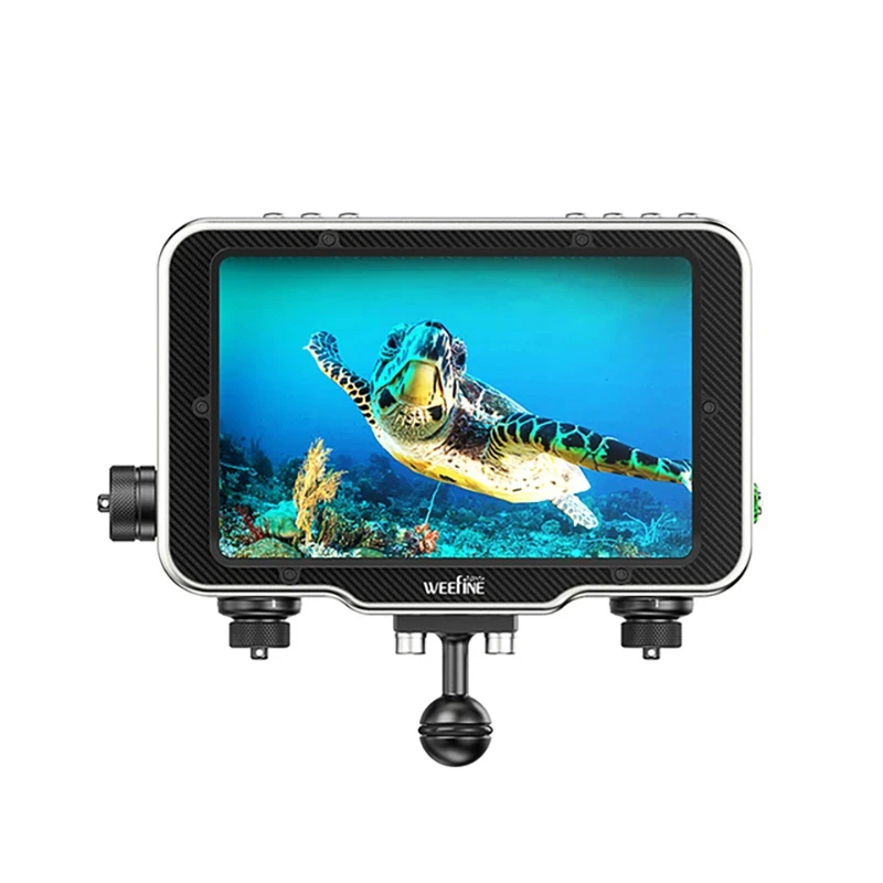 WEEFINE WED-7 Pro Portable Underwater HD Monitor 7" Screen HDMI Support Underwater Photography Scuba Diving Waterproof Monitor