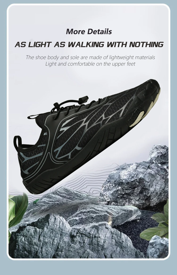 Aqua Shoes For Men Women Barefoot Water Shoes Anti-Slip Quick-Drying Outdoor Beach Upstream Wading Swimming Shoe Sneakers Unisex