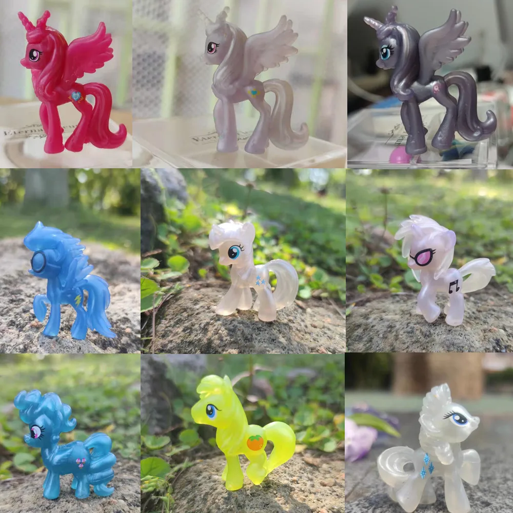 Little Horse Rainbow Pony Crystal Pegasus Granny Smith Big Macintosh Princess Cadence Figure Doll Giocattoli Per Bambini Regali