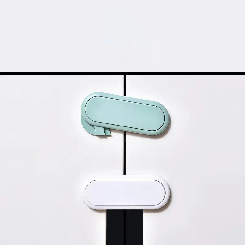 Children Safety Door Lock Universal Safe Security Window Drawer Anti-open Handle Locks Baby Kid Anti-pinch Protection Device