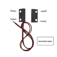 MC-38 Wired Door Window Sensor Detector Magnetic Switch Normally Closed or Normally Open NC/NO for Home Security Alarm System