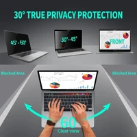 Film de confidentialité Anti-espion pour ordinateur portable 14 15.6 ''(16:9), protecteur d'écran pour ordinateur portable, filtre Anti-peep, Film mat Anti-éblouissement 2