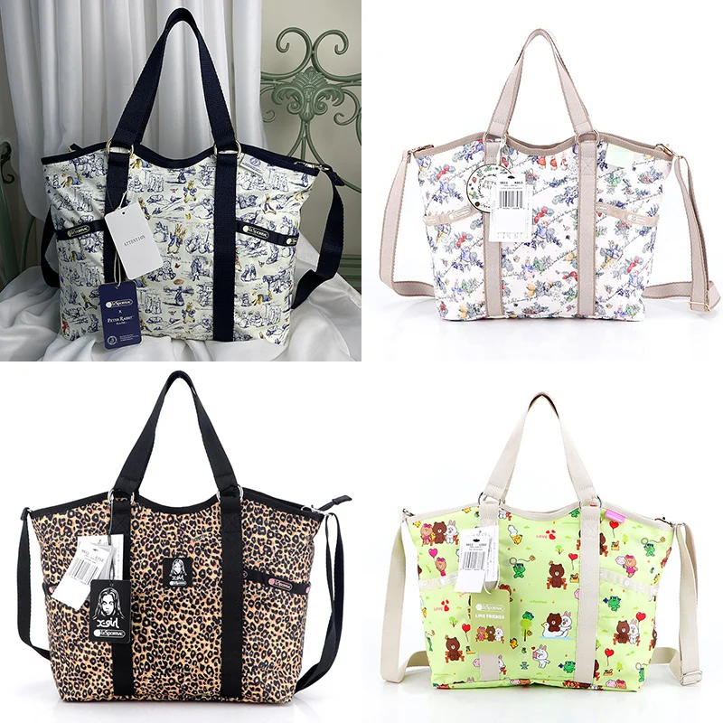 

Lesportsac кавайная Женская мультяшная аниме ручная сумка, Холщовая Сумка-тоут, милая Повседневная портативная дорожная сумка, ручная джинсовая сумка-тоут, подарок