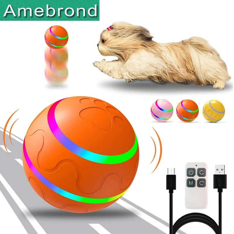 SmartInteractiveDogToyBallDurableAutomaticRollingBallToysfor
