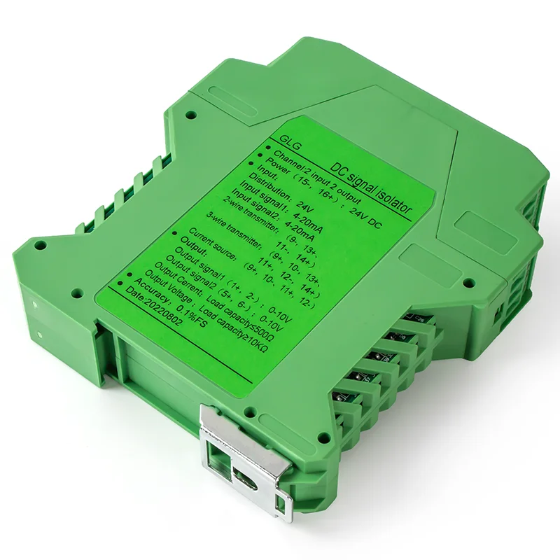 

High Accuracy 0-10v Temperature Passive dc Voltage Analog 4-20ma Signal Conditioner Signal Isolator