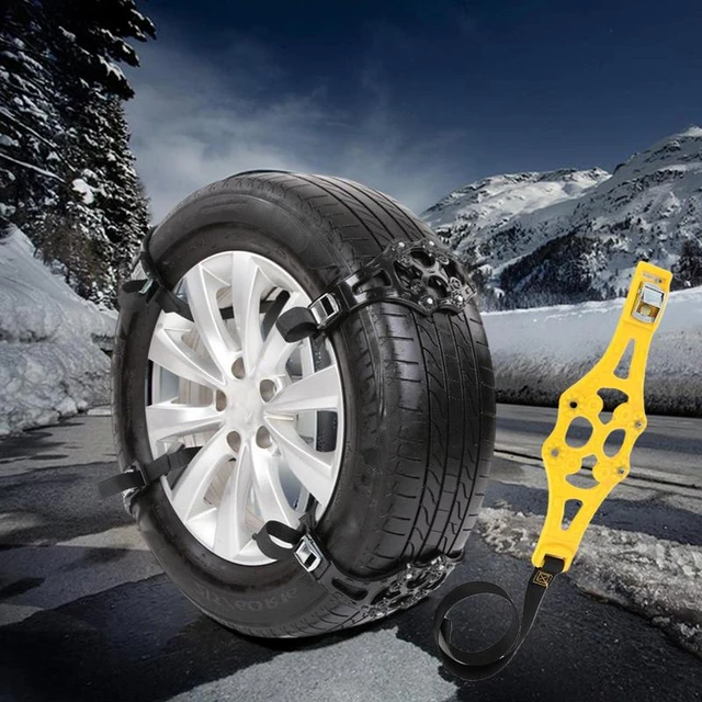 5 pcs Car Snow Chains Emergency Tire Chains Car Tire Anti-Skid Chains  Thickened Beef Tendon Wheel Chain for Snow Mud Sand Road - AliExpress