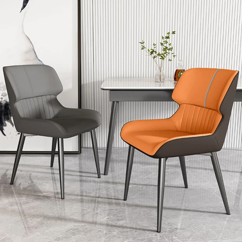 

Kitchen Balcony Dining Chair Salon Modern Ergonomic Coffee Dining Chairs Nordic Office Chaises Salle Manger Furniture HD50CY