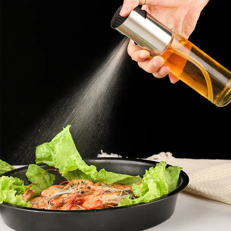 Oil Spray Can Spray Household Kitchen Presstype Barbecue Oil Spray