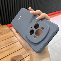Liquid Silicone Shockproof Protective Phone Case for Magic 6 (Gray)