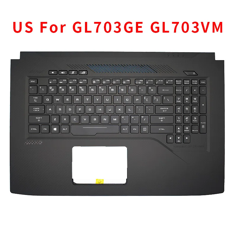 Фото Клавиатура для ноутбука с подсветкой FR/RU/US, подставка для рук для ASUS ROG Strix GL703 GL703V GL703GE GL703GS GL703VM, клавиатура для ноутбука C №5